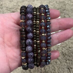 Stackable Beaded Bracelet Set